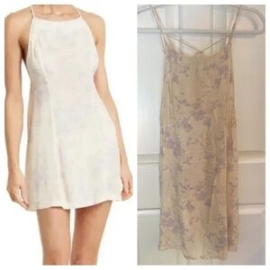Free People Intimately In Control Mini Dress Twilight Combo 33389